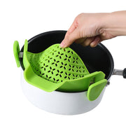 Kitchen Gadgets; Silicone Pot Side Drain Stopper::FREE SHIPPING!!