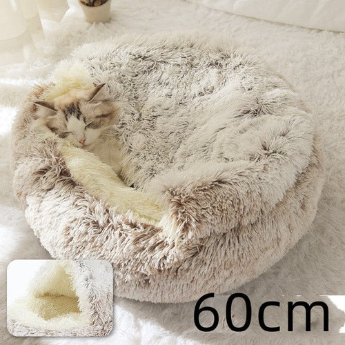 Plush 2 In 1 Dog And Cat Winter Bed; Warm :: FREE SHIPPING!!