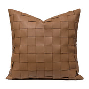 Scandinavian Woven Sofa Leather Cushion Covers:: FREE SHIPPING!!