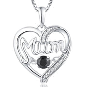 S925 Silver  Mother's Day Gift Birthstones Smart Pendant