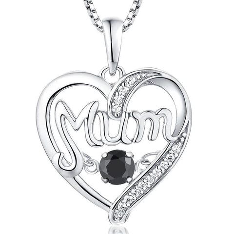 S925 Silver  Mother's Day Gift Birthstones Smart Pendant