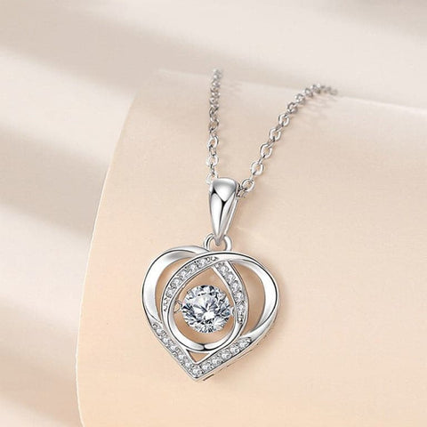 S925 Beating Heart-Shaped Necklace