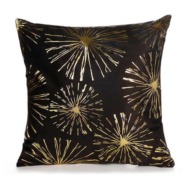 Elegant White and Gold Decorative Pillow Covers