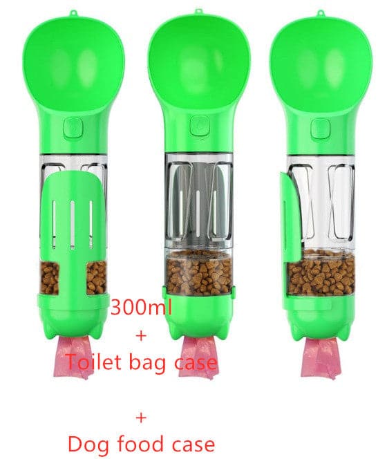 Pet Water Bottle Feeder Bowl with Garbage Bag Storage::FREE SHIPPING!!