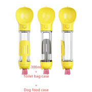 Pet Water Bottle Feeder Bowl with Garbage Bag Storage::FREE SHIPPING!!