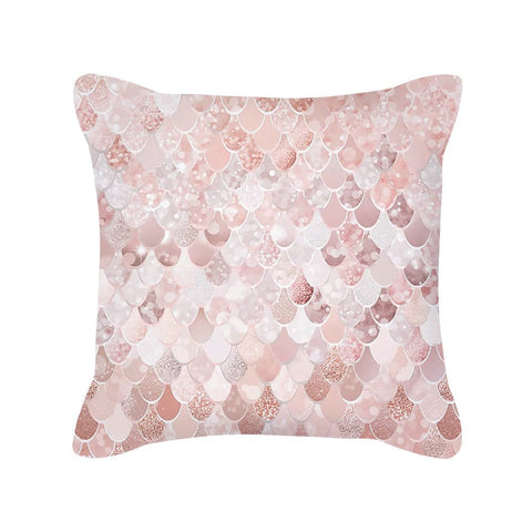 Nordic Style Rose Gold Pink Geometric Square Cushion Cover:: FREE SHIPPING!!