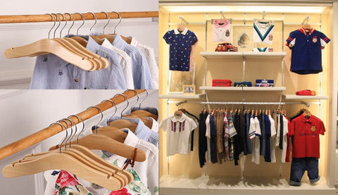 Solid Wood Clothes Hanger For Children and Babies: FREE SHIPPING!!