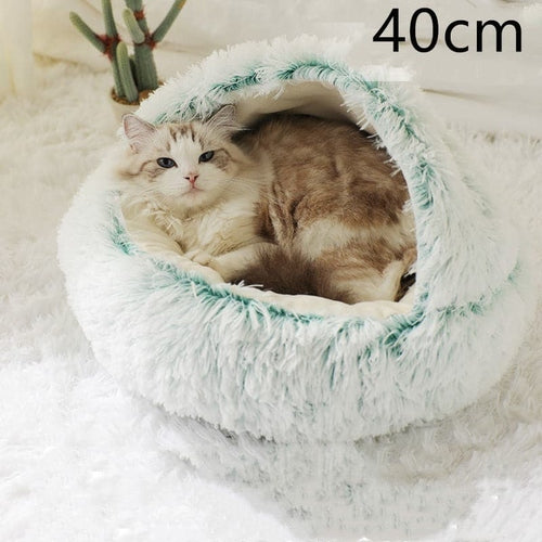 Plush 2 In 1 Dog And Cat Winter Bed; Warm :: FREE SHIPPING!!