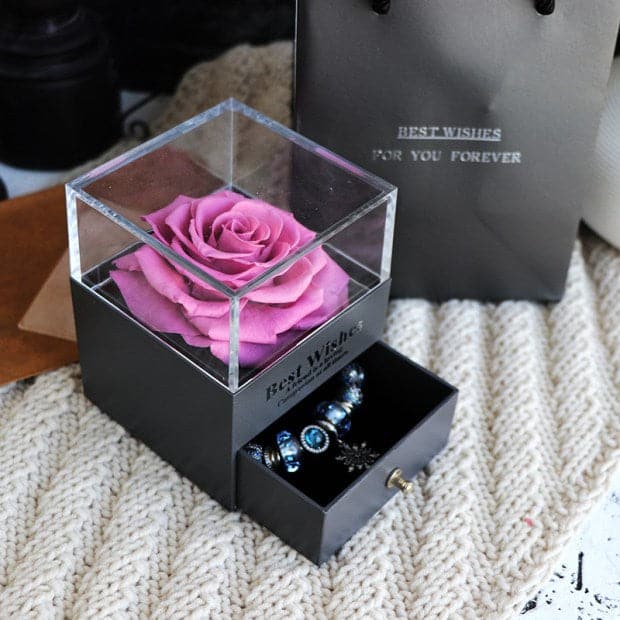 Eternal Flower Rose Jewelry Box