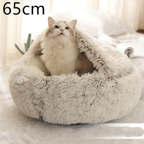 Plush 2 In 1 Dog And Cat Winter Bed; Warm :: FREE SHIPPING!!