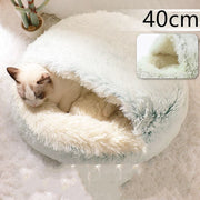 Plush 2 In 1 Dog And Cat Winter Bed; Warm :: FREE SHIPPING!!