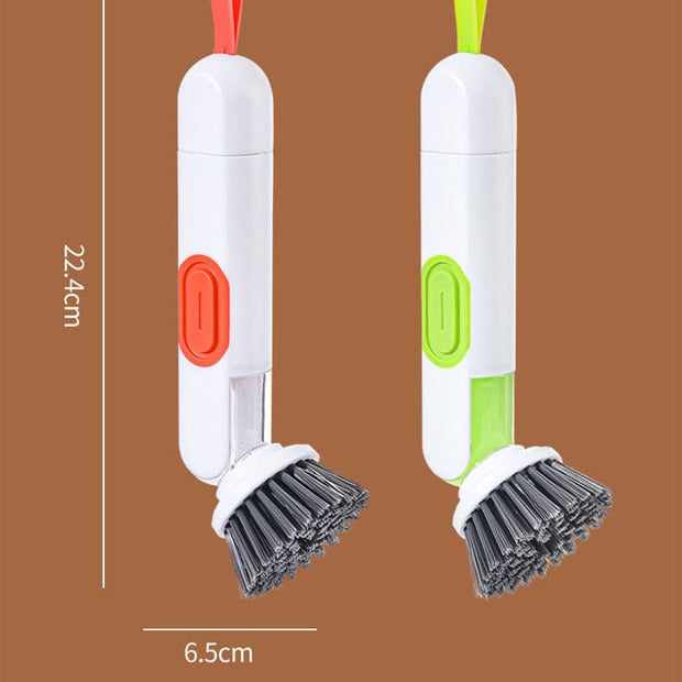 Multi-Functional Liquid-Filled Long-Handle Cleaning Brush::FREE SHIPPING!!