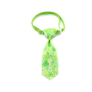 St. Patrick's Day Four-leaf Clover Bow Pet Tie