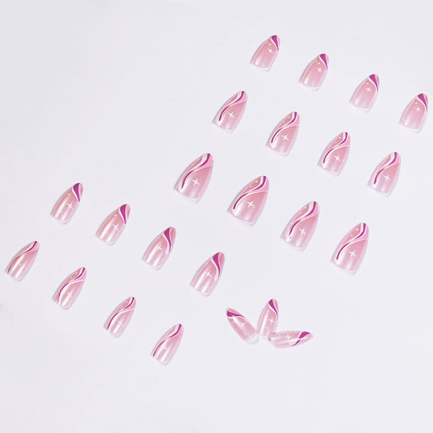 Wave Minimalist Series Pointed Nails Set