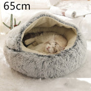 Plush 2 In 1 Dog And Cat Winter Bed; Warm :: FREE SHIPPING!!