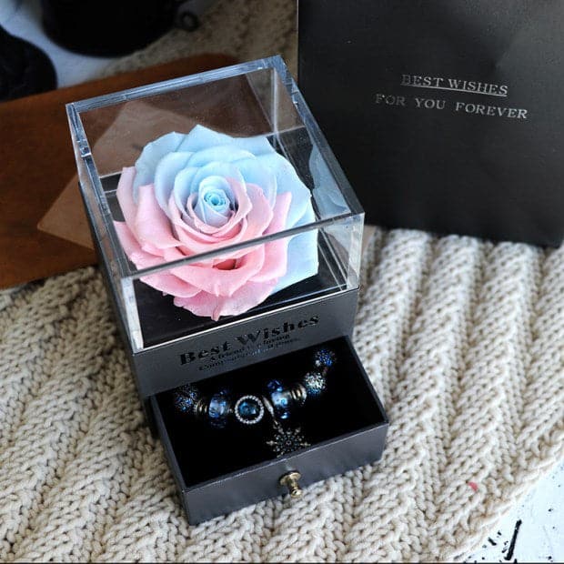 Eternal Flower Rose Jewelry Box