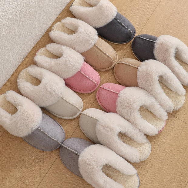 Winter Warm Plush Indoor Fur Slippers for Women:: FREE SHIPPING!!