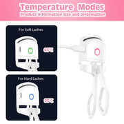 Temperature Control Mini Eyelash Curler::FREE SHIPPING!!
