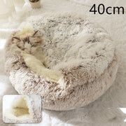 Plush 2 In 1 Dog And Cat Winter Bed; Warm :: FREE SHIPPING!!