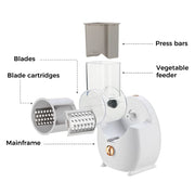 Electric Multifunctional Vegetable Slicer & Shredder::FREE SHIPPING!!