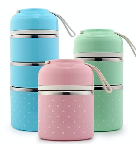 Creative Portable Stainless Steel Lunch Box - FREE SHIPPING!