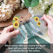 Heart Shaped Transparent Acrylic Crafts