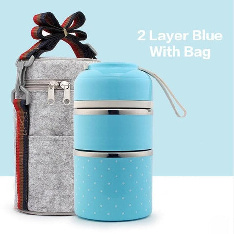 Portable Stainless Steel Lunch Box