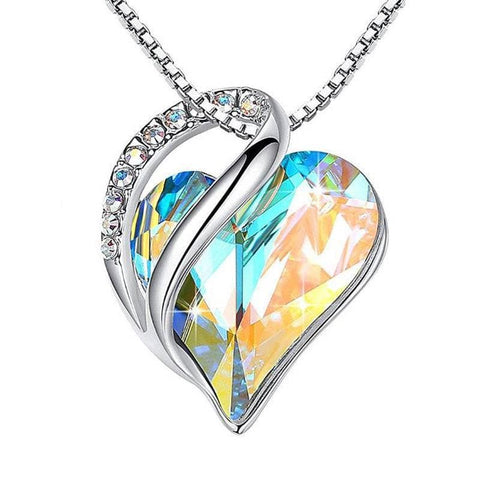 925 Sliver Heart Shaped Necklace