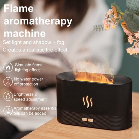 Flame Aroma Essential Oil Ultrasonic Humidifier::FREE SHIPPING!!