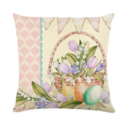 Creative Easter Print Linen Sofa Cushion Pillow Cover:: FREE SHIPPING!!