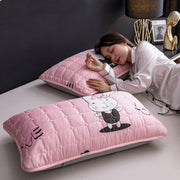 Pair of Quilted Pillow Covers With Anti-Slobber:: FREE SHIPPING!!