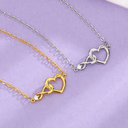 Platinum/Gold Zirconia Heart-Shaped High Quality Bracelet