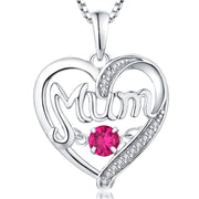 S925 Silver  Mother's Day Gift Birthstones Smart Pendant