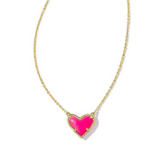 Elegant Women's O-Shaped Necklace with Heart-Shaped Pendant