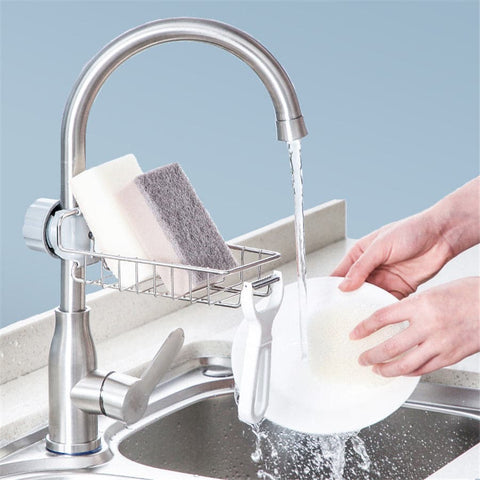 Creative Sponge Storage Faucet Holder