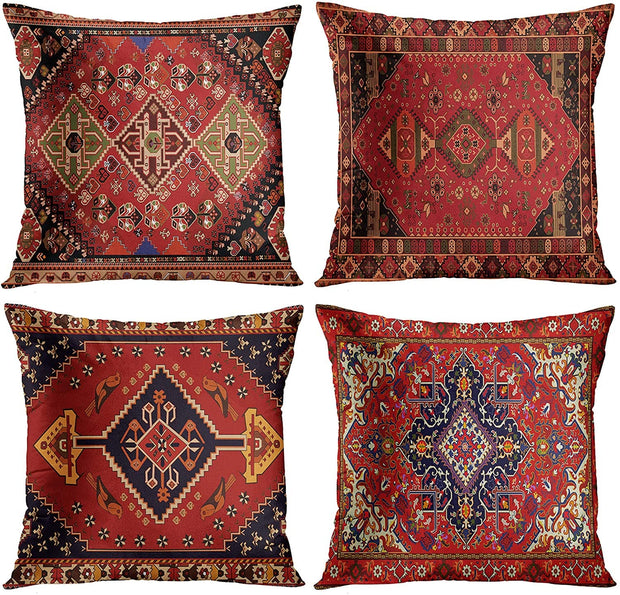 Persian Ethnic Linen Bohemian Pillowcase
