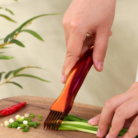 Creative 6-Bladed Green Onion Slicer