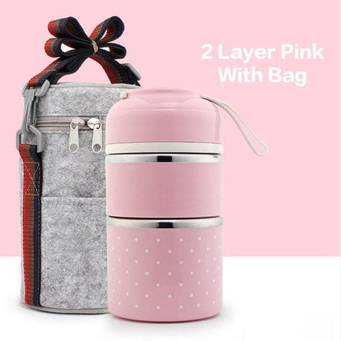 Portable Stainless Steel Lunch Box