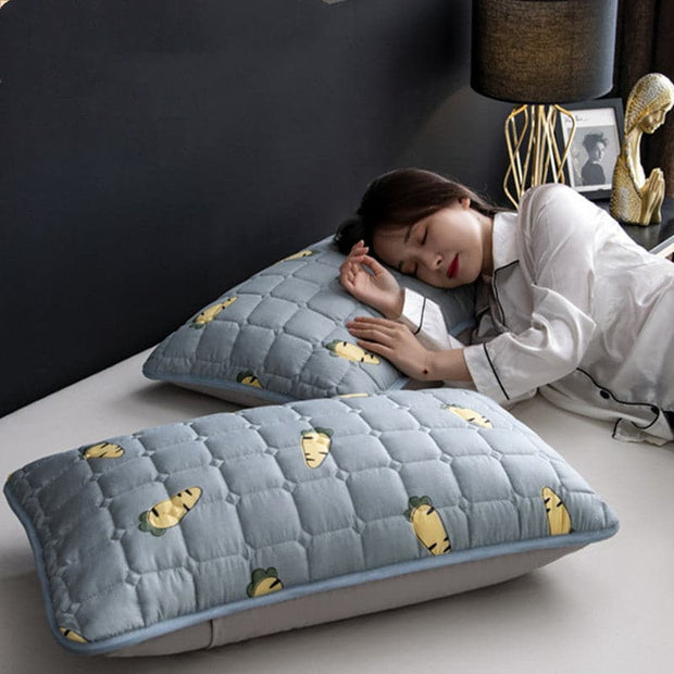 Pair of Quilted Pillow Covers With Anti-Slobber:: FREE SHIPPING!!