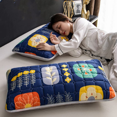 Pair of Quilted Pillow Covers With Anti-Slobber:: FREE SHIPPING!!