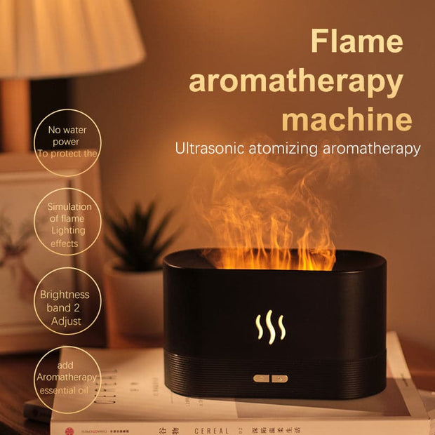 Flame Aroma Essential Oil Ultrasonic Humidifier::FREE SHIPPING!!