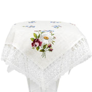 European Style Embroidered Coffee Table, Lace Tablecloth, Pillowcase, Bedside Cushion