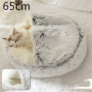 Plush 2 In 1 Dog And Cat Winter Bed; Warm :: FREE SHIPPING!!