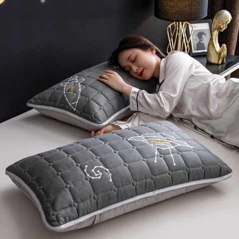 Pair of Quilted Pillow Covers With Anti-Slobber:: FREE SHIPPING!!