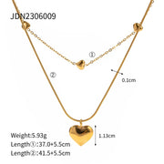 Double-Layer Necklace 18K Gold-plated