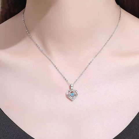 S925 Beating Heart-Shaped Necklace