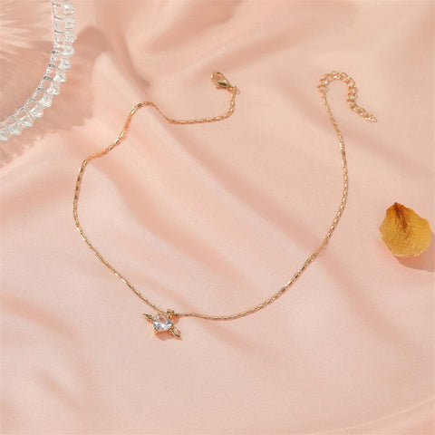 Heart Wings Necklace For Women