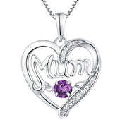 S925 Silver  Mother's Day Gift Birthstones Smart Pendant