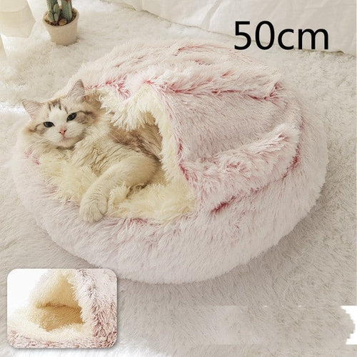 Plush 2 In 1 Dog And Cat Winter Bed; Warm :: FREE SHIPPING!!