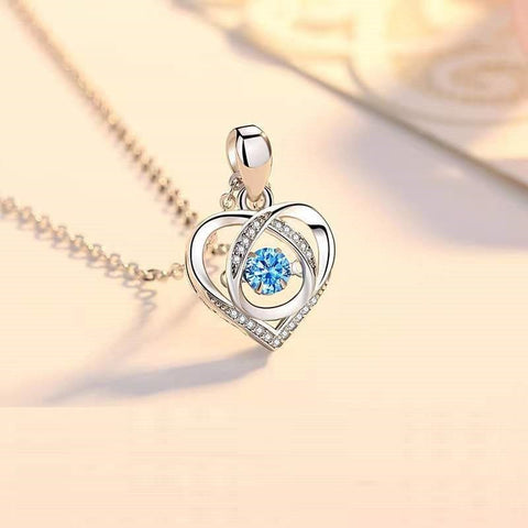 S925 Beating Heart-Shaped Necklace